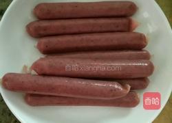 蜜汁黑椒肠的做法图解2