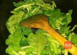 炒小青菜的做法图解4