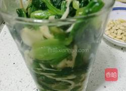 松仁鸡丝菠菜塔的做法图解7
