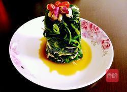 松仁鸡丝菠菜塔的做法图解10