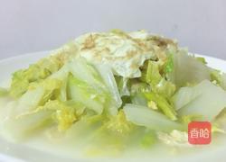 鸡蛋清汤娃娃菜的做法图解11