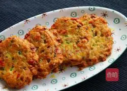 Illustration of how to make pan-fried egg patties 13