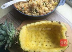 虾仁肉粒凤梨炒饭的做法图解9