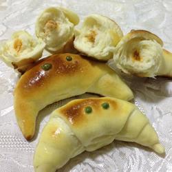 牛角肉松面包的做法[图]