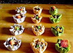 五彩三鲜烧麦的做法图解13