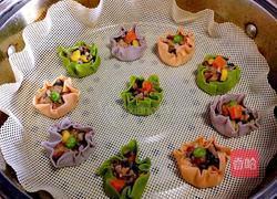 五彩三鲜烧麦的做法图解15