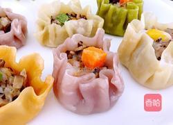 五彩三鲜烧麦的做法图解16