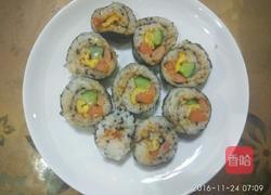 自制寿司卷的做法图解7