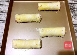 芝士培根吐司卷的做法图解11