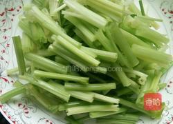 香芹溜肝尖儿的做法图解3