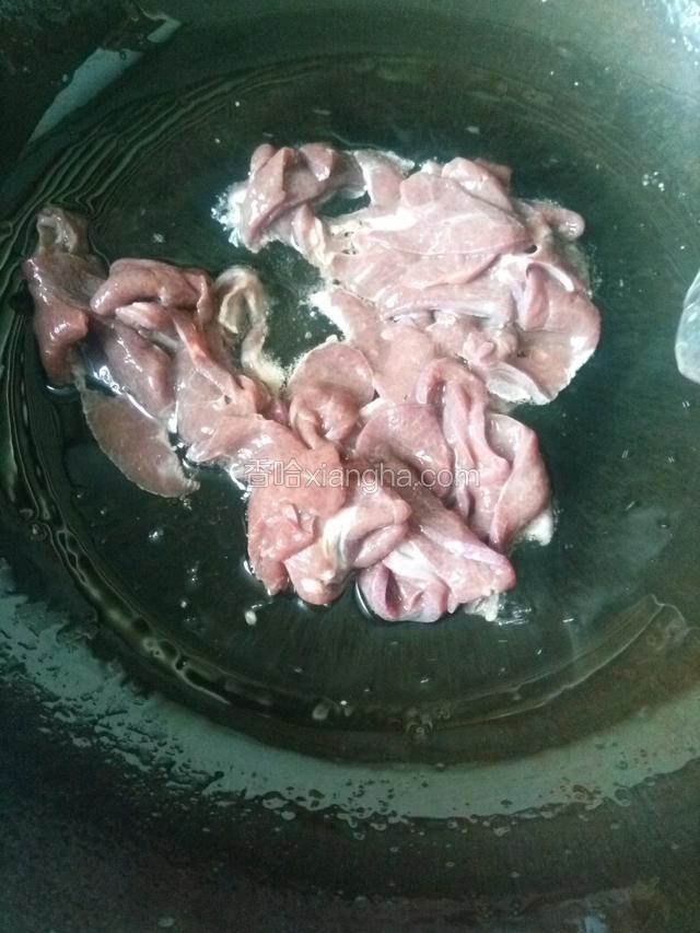下猪肝煸炒