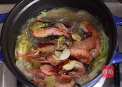 鲜虾白菜粉丝煲的做法图解9