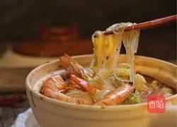 鲜虾白菜粉丝煲的做法图解11