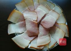 炫彩腊肉炒蒜薹的做法图解5