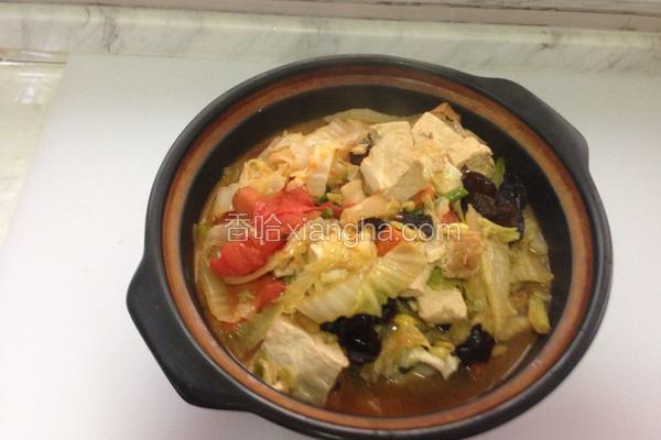 砂锅白菜豆腐