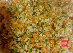 肉馅胡萝卜花卷的做法图解6