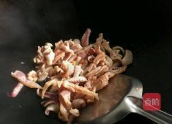 青椒炒鱿鱼的做法图解5
