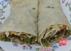 煎饼卷菜的做法图解8