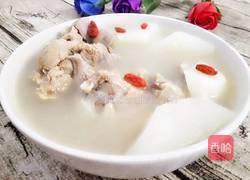 白萝卜炖大骨头的做法图解1