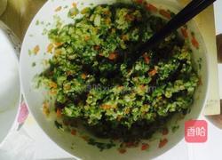 白菜芹菜胡萝卜肉馅包子的做法图解4