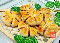 香芋梅花酥的做法圖解28