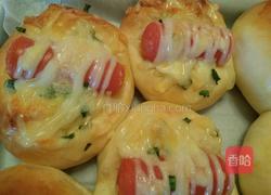 葱香芝士火腿面包的做法图解13