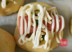 葱香芝士火腿面包的做法图解12