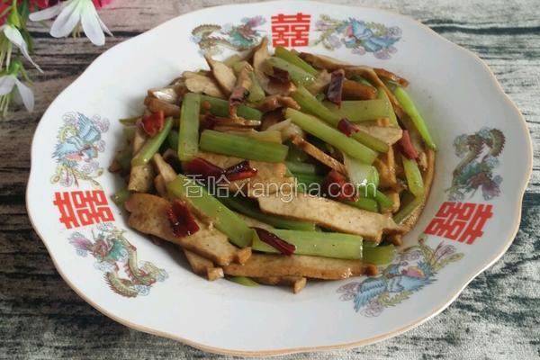 芹菜炒豆干