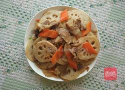 肉炒藕片的做法图解7