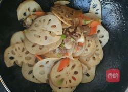 肉炒藕片的做法图解6