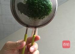 青菜蛋黄米糊的做法图解7