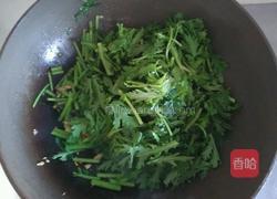 蒜蓉炒茼蒿的做法图解5