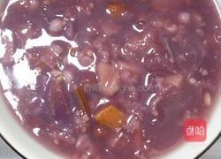 红豆莲藕紫薯杂粮粥的做法图解4