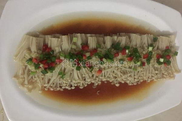 蒜蓉蒸金针菇