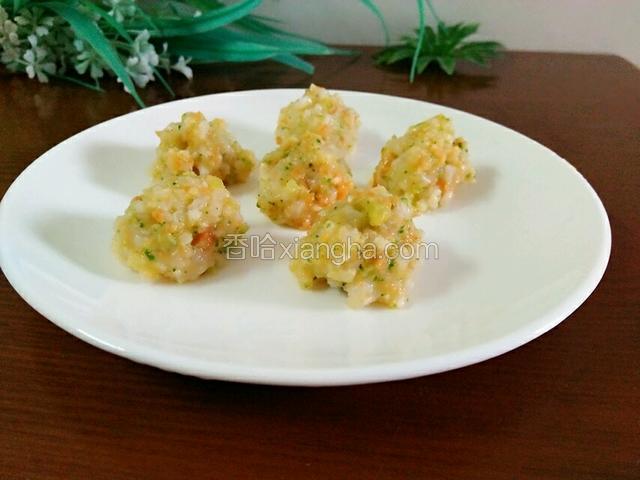 蔬菜虾丸