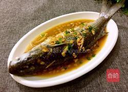 豆酱焖黑鱼的做法图解8