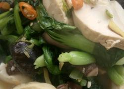 香菇豆腐炖青菜