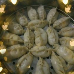 黄蒜苗（韭黄）肉馅饺子（家常蒸饺）的做法[图]