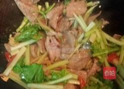 芹菜泡椒猪肝的做法图解4