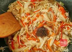 沙爹金菇豚肉片的做法图解8