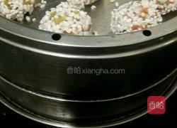双色珍珠丸子的做法图解9