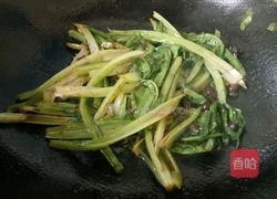 豆豉油麦菜的做法图解7