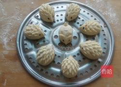 刺猬豆沙小餐包的做法图解10