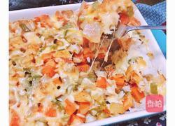 番茄黑椒鸡丁焗饭的做法图解9