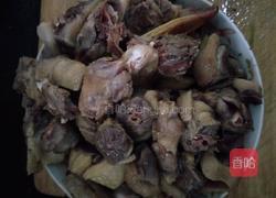 花生闷鸭的做法图解4