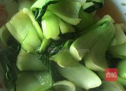 清炒油菜的做法图解4