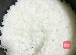 油菜百财炒饭的做法图解3