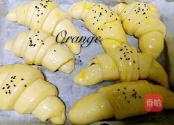 奶油蜜豆牛角包的做法图解8