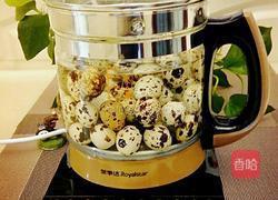 养生壶五香茶叶鹌鹑蛋的做法图解2