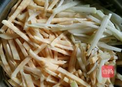 素炒土豆地瓜丝的做法图解2